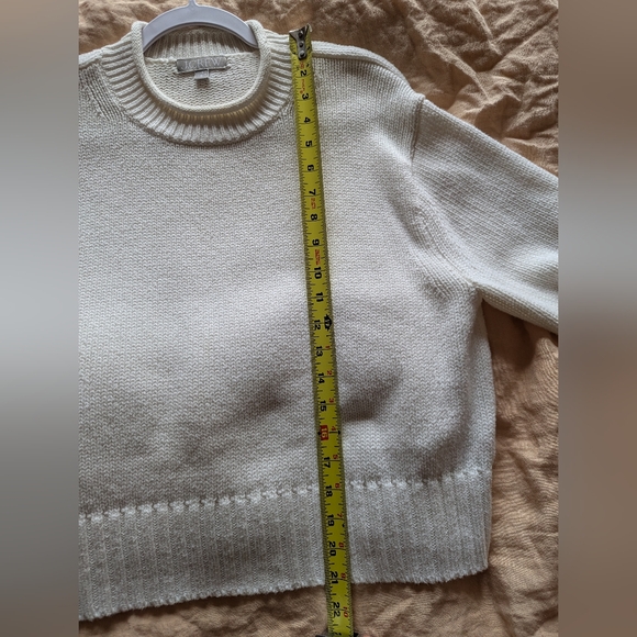 J. Crew Women's White Cotton Rollneck Sweater - Picture 7 of 7